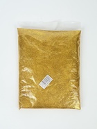 УЦЕНКА Наполнитель для шара "Блестки", цвет золотой 0,4 мм, 500 г - Фото 3