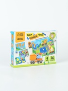 УЦЕНКА Игрушка развивающая «Весёлые липучки. Едем, плывём, летим»« - Фото 2