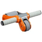 УЦЕНКА Ролик для пресса ONLYTOP, 33×24×24 см, серый, оранжевый, с ковриком - Фото 2