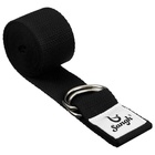 УЦЕНКА Ремень для йоги Sangh, 180×4 см, чёрный - Фото 11