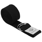 УЦЕНКА Ремень для йоги Sangh, 180×4 см, чёрный - Фото 5