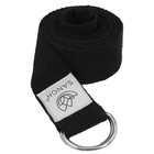 УЦЕНКА Ремень для йоги Sangh, 180×4 см, чёрный - Фото 6