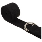 УЦЕНКА Ремень для йоги Sangh, 180×4 см, чёрный - Фото 8