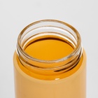 УЦЕНКА Бутылка для воды «Мастер К», 380 мл, 21.8×6.6 см, стеклянная, оранжевая - Фото 3