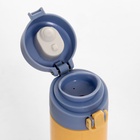 УЦЕНКА Бутылка для воды «Мастер К», 380 мл, 21.8×6.6 см, стеклянная, оранжевая - Фото 4