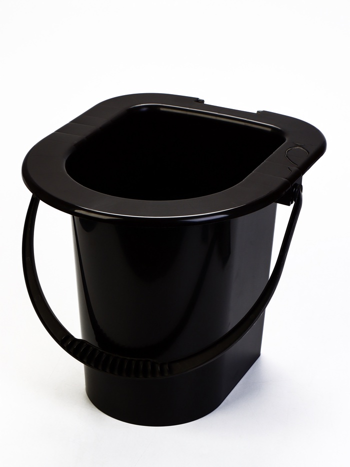 УЦЕНКА Ведро-туалет 13 л, со съемной ручкой разноцвет - Фото 1