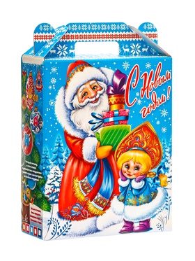 Подарок в картонной упаковке МГК Подарок "Новогодняя Елка" с игрой и анимацией 700гр Подарок в картонной упаковке МГК Подарок "Новогодняя Елка" с игрой и анимацией 700гр