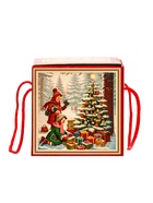 Подарок в картонной упаковке МГК Посылка "Счастливые деньки" с веревочными ручками 1000гр - фото 119073269 Подарок в картонной упаковке МГК Посылка "Счастливые деньки" с веревочными ручками 1000гр - фото 119073269