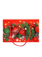 Подарок в картонной упаковке МГК Посылка "Нарядная" с веревочными ручками 1000гр - фото 119073282 Подарок в картонной упаковке МГК Посылка "Нарядная" с веревочными ручками 1000гр - фото 119073282