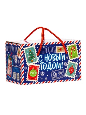 Подарок в картонной упаковке МГК Посылка "Долгожданная" с анимацией 1000гр Подарок в картонной упаковке МГК Посылка "Долгожданная" с анимацией 1000гр