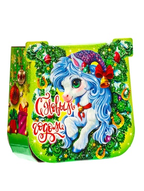 Подарок в картонной упаковке ПОДКОВА ЗЕЛЕНАЯ 1000 гр Подарок в картонной упаковке ПОДКОВА ЗЕЛЕНАЯ 1000 гр