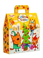 Подарок в картонной упаковке "Три кота" желтый а43, 470 гр - фото 119073354 Подарок в картонной упаковке "Три кота" желтый а43, 470 гр - фото 119073354