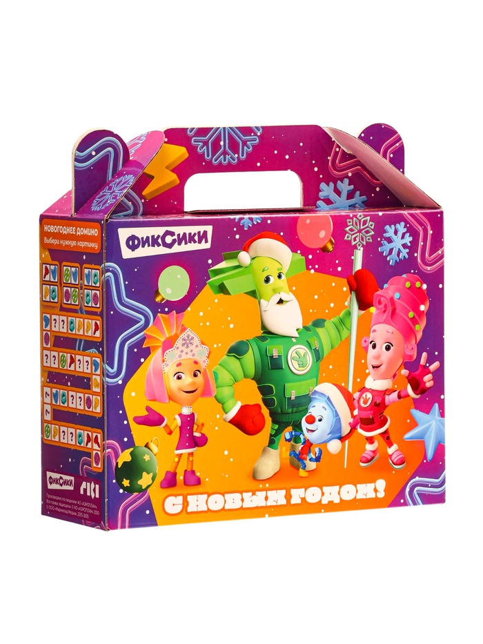 Подарок в картонной упаковке «Фиксики, b34» 900 гр - фото 119073362