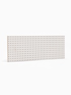 Настенная перфорированная панель ДСП односторонняя, 90×0.6×30 см, шаг 2.5 см, белая - Фото 3