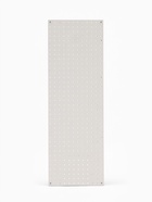 Настенная перфорированная панель односторонняя 90×0.6×30 см, шаг 2.5 см, белая - Фото 3