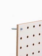 Настенная перфорированная панель односторонняя 90×0.6×30 см, шаг 2.5 см, белая - Фото 6