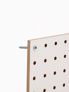 Настенная перфорированная панель ДСП односторонняя, 90×0.6×30 см, шаг 2.5 см, белая - Фото 7