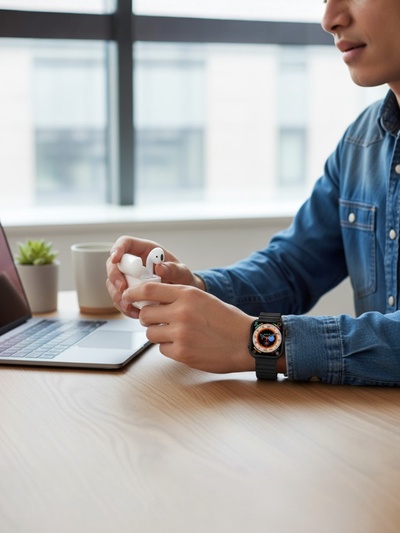 Набор Смарт-часы и Наушники EW03