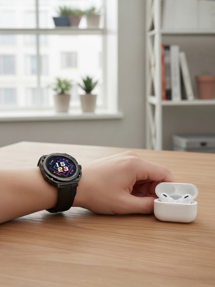 Набор Hoco Смарт-часы Y14 и Наушники EW51 - Фото 1