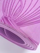 УЦЕНКА Коврик для йоги Flowers 183 х 61 х 0,6 см, цвет фиолетовый - Фото 11