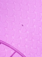 УЦЕНКА Коврик для йоги Flowers 183 х 61 х 0,6 см, цвет фиолетовый - Фото 13