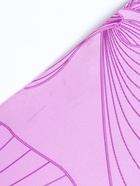 УЦЕНКА Коврик для йоги Flowers 183 х 61 х 0,6 см, цвет фиолетовый - Фото 15