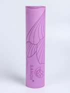 УЦЕНКА Коврик для йоги Flowers 183 х 61 х 0,6 см, цвет фиолетовый - Фото 9