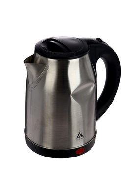 {{photo.Alt || photo.Description || 'УЦЕНКА Чайник электрический Luazon LSK-1803, металл, 1.8 л, 1800 Вт, серебристо-чёрный'}}