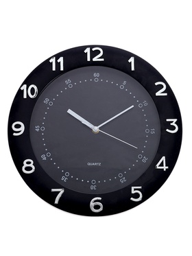 {{photo.Alt || photo.Description || 'УЦЕНКА Часы настенные интерьерные, плавный ход, d=32 см, внутренний d=23.7 см, черный'}}