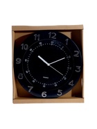 УЦЕНКА Часы настенные интерьерные, плавный ход, d=32 см, внутренний d=23.7 см, черный - фото 14973395