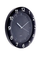 УЦЕНКА Часы настенные интерьерные, плавный ход, d=32 см, внутренний d=23.7 см, черный - фото 14973387