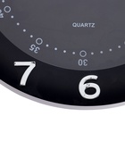 УЦЕНКА Часы настенные интерьерные, плавный ход, d=32 см, внутренний d=23.7 см, черный - фото 14973391