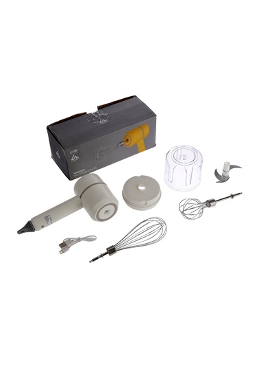 УЦЕНКА Миксер Luazon LMR-05 беспроводной, 20 Вт, 1200 мАч, 3 скорости, МИКС