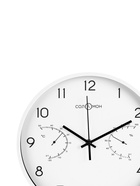 УЦЕНКА Часы настенные интерьерные «Соломон», плавный ход, d=30 см, термометр, гигрометр - Фото 3