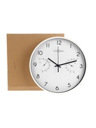 УЦЕНКА Часы настенные интерьерные «Соломон», плавный ход, d=30 см, термометр, гигрометр - Фото 7