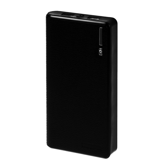 УЦЕНКА Внешний аккумулятор Luazon PB-26, 15600 мАч, 2 USB, 1/2 А, фонарик, чёрный - Фото 1