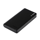 УЦЕНКА Внешний аккумулятор Luazon PB-26, 15600 мАч, 2 USB, 1/2 А, фонарик, чёрный - Фото 3