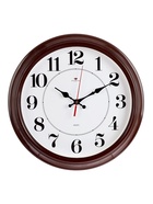 УЦЕНКА Часы настенные, интерьерные «Рубин», бесшумные, d=35 см, коричневые - Фото 2
