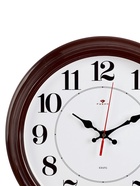 УЦЕНКА Часы настенные, интерьерные «Рубин», бесшумные, d=35 см, коричневые - Фото 3