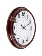 УЦЕНКА Часы настенные, интерьерные «Рубин», бесшумные, d=35 см, коричневые - Фото 4