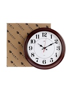 УЦЕНКА Часы настенные, интерьерные «Рубин», бесшумные, d=35 см, коричневые - Фото 7