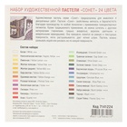 УЦЕНКА Пастель сухая Soft ЗХК Сонет 24цв D-8 мм /L-60 мм круглая 7141224 - Фото 3