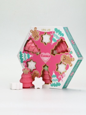 Бомбочки для ванны «Счастья в Новом году», набор 6 шт., URAL LAB