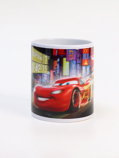 Кружка керамическая «Молния Маккуин», 320 мл, Тачки