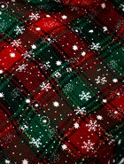 Корзина плетёная для хранения «Новогодняя», 32×32×14 см, ручка h=14 см, зелёная - Фото 6