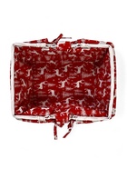 Корзина плетёная для хранения «Новогодняя», 37×28×18 см, ручка h=13 см, белая - Фото 8