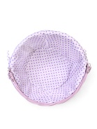 Корзина плетёная для хранения, 32×32×14 см, ручка h=14 см, сиреневая - фото 14997267