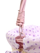 Корзина плетёная для хранения, 32×32×14 см, ручка h=14 см, розовая - Фото 4