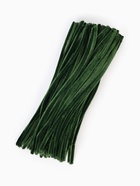 Синельная проволока, набор 100 шт, размер 1 шт 30х0,8 см, цвет зелёный - Фото 8