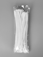 Синельная проволока, набор 100 шт, размер 1 шт 30х0,8 см, цвет белый - Фото 9